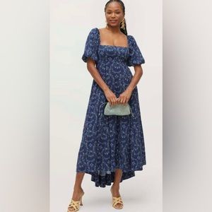 Hill House Matilda Dress Charm Scallop M NWT